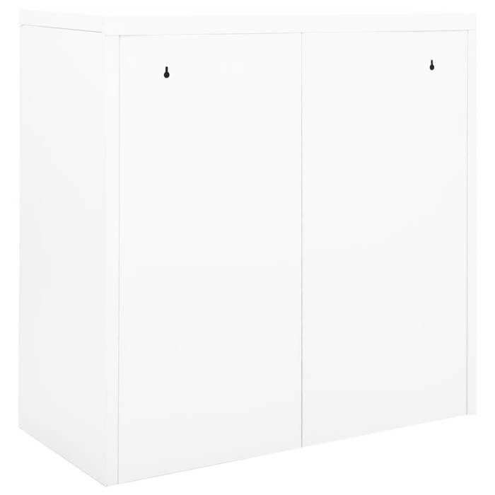 SALE dhiver Armoire à portes coulissantes - BURKE - meuble bureau - Blanc 90x40x90 cm Acier AA1396 SALE dhiver Armoire à portes coulissantes - BURKE - meuble bureau - Blanc 90x40x90 cm Acier AA1396