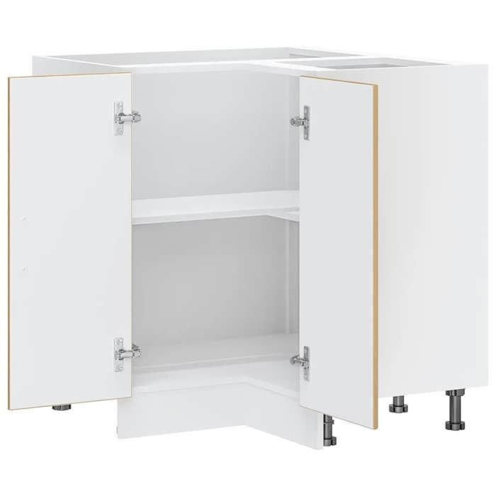 Moderne Placard dangle de cuisine Lucca SWEETY Meuble bas de cuisine chêne artisanal 75.5x75.5x81.5 cm BB971