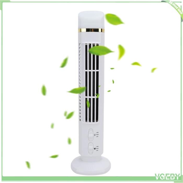 Ventilateur tour avec lumière LED - FAFEICY - Mini ventilateur multifonction - 2 vitesses - Portable - ABS - Fafeicy