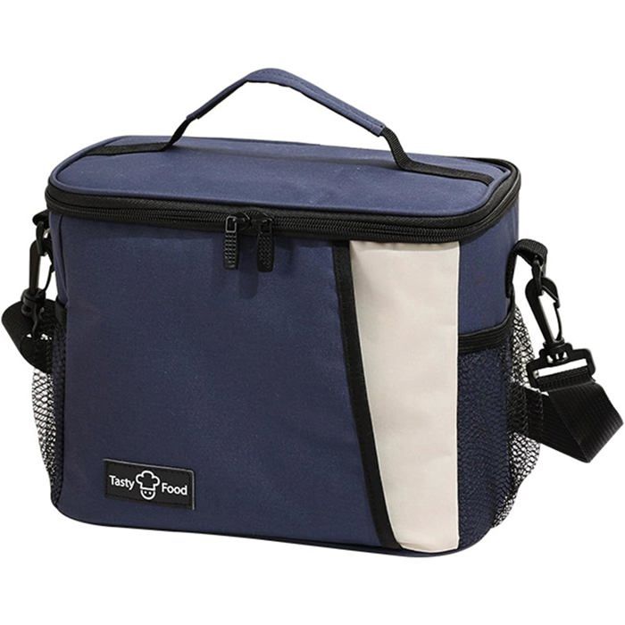 BAGROUPS Sac Isotherme Repas, Lunch Box Bag Isotherme Sac thermique pour le dîner Sac à déjeuner réutilisable et étanche Portable avec bandoulière amovible Femme & Homme
