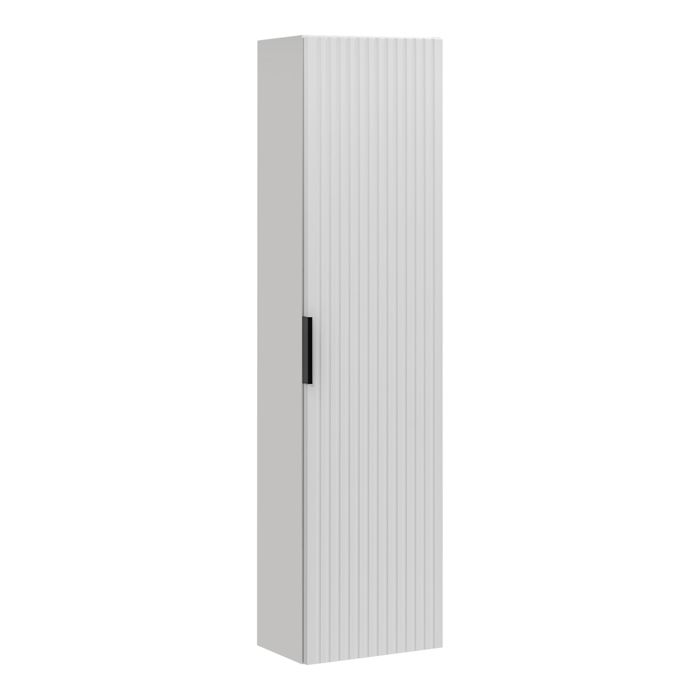 Colonne Murale de Salle de Bain ADEN SZK1 Fronts rainurés Blanc Blanc 25 x 35 x 140 cm Colonne Murale de Salle de Bain ADEN SZK1 Fronts rainurés Blanc Blanc 25 x 35 x 140 cm