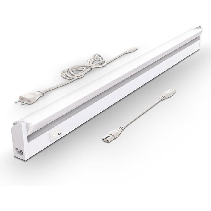 Licht réglette LED ientable luminaire pour meubles plac cuisine design moderne éclairage intérieur Blanc S CC LAMPE A POSER