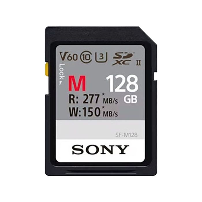 Carte mémoire SDXC UHS-II 128 Go - Sony SFM128-T - Class 10 - 260 Mo/s - 100 Mo/s