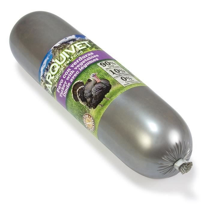 Arquivet Humide Naturel Dinde & Légume 500 g Arquivet Humide Naturel Dinde & Légume 500 g