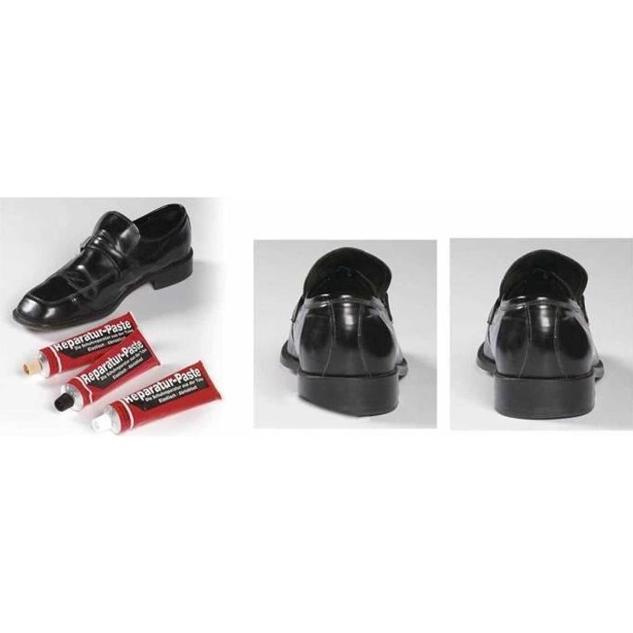 Pâte de réparation pour chaussures Noire - Cdiscount Chaussures