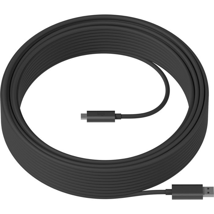 Logitech Câble USB A vers USB C - 939-001802 - 25 m - USB 3.2 Gen 2