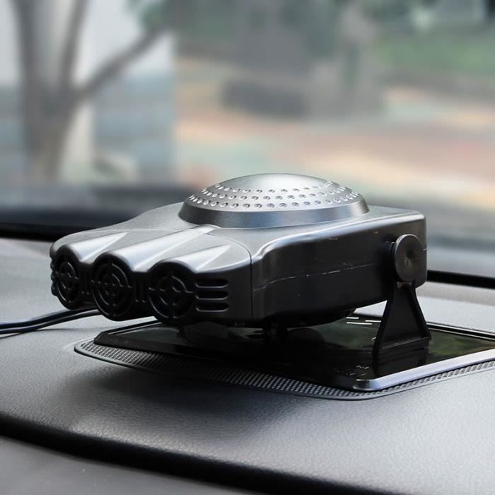 Chauffage D'appoint Pour Vehicule - Ventilateur pour voiture - prise allume cigare DC 12V - Noir