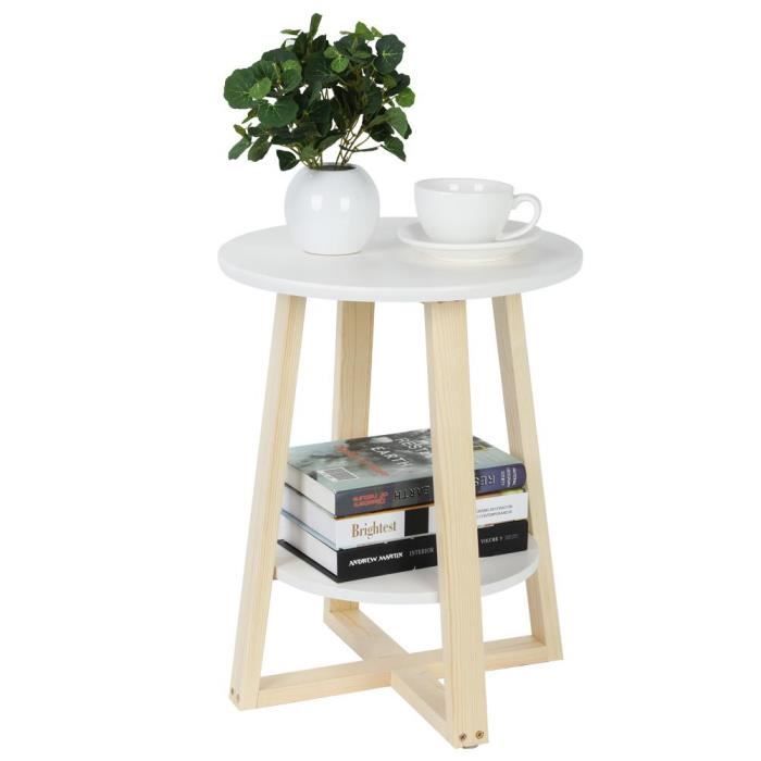 Table Basse Ronde A 2 Niveaux Avec Table Laterale Decoree Pour Le Salon La Chambre A Coucher Et Le Bureau Achat Vente Table Basse Table Basse Ronde A 2 Nivea Cdiscount