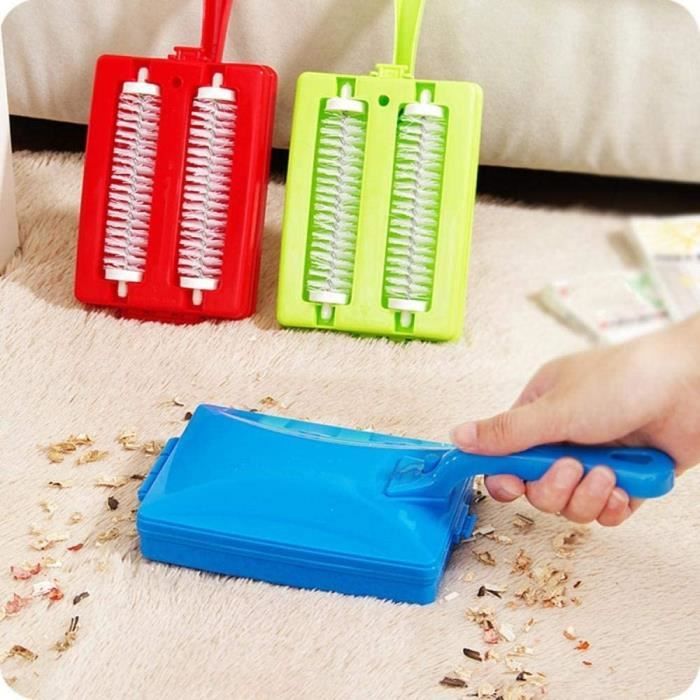 2 Brushes Heads Handheld Carpet Table Sweeper Crumb Brush Cleaner