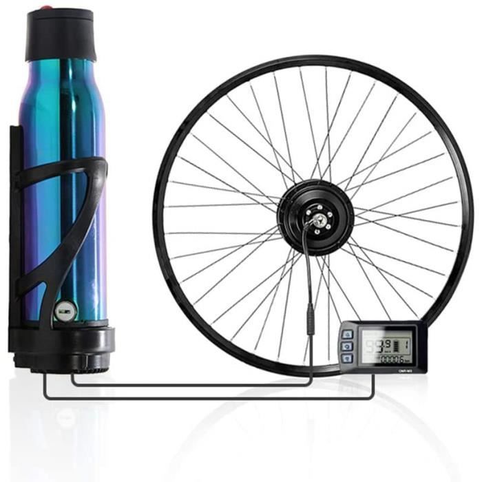 Nouveau kit de Conversion de vélo électrique avec Batterie, 26-27,5-700C,  36V 350W Kit de Conversion de Moteur de vélo de Roue[168] - Cdiscount Sport