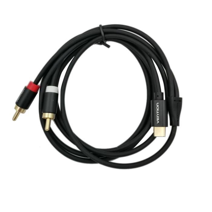Vention Câble Audio USB-C Vers 2 RCA - 3m - Pour Téléphone, Ampli, Enceintes Et Home Cinéma