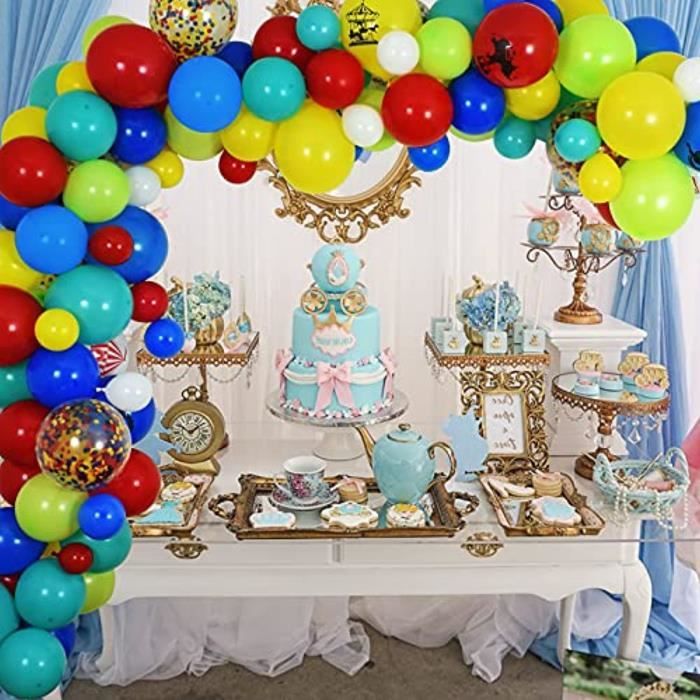 Decoration De Table - Centre De Table GLMUE Kit de guirlande de ballons de  cirque de carnaval, kit d'arche de ballon de cirque, ball