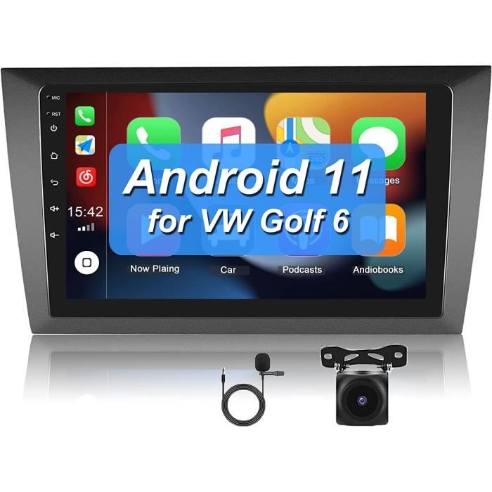 Android 11 Autoradio pour VW Golf 6 (2010-2013) avec CarPlay