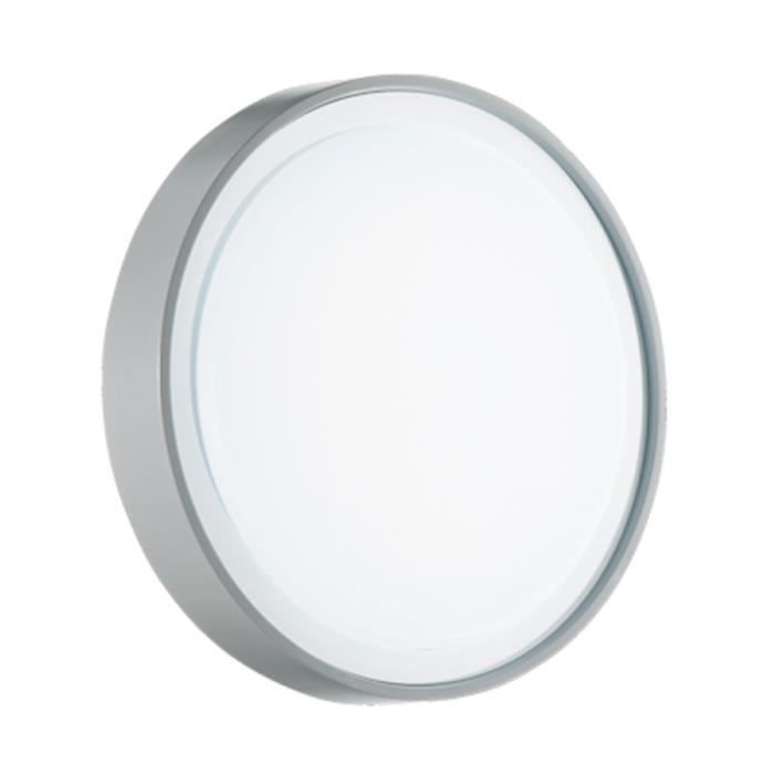 Lampe LED plafonnier dextérieur D25 gris - AIDI 15W IP65