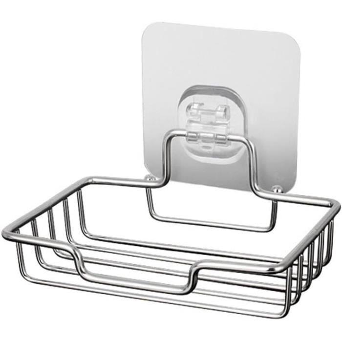 Porte-savon Mural En Acier Inoxydable Avec Grille - Design Aéré Pour Garder Le Savon Sec Et La Salle De Bain Propre