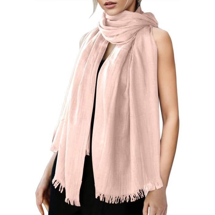 Écharpe pour femme en coton Le Paon