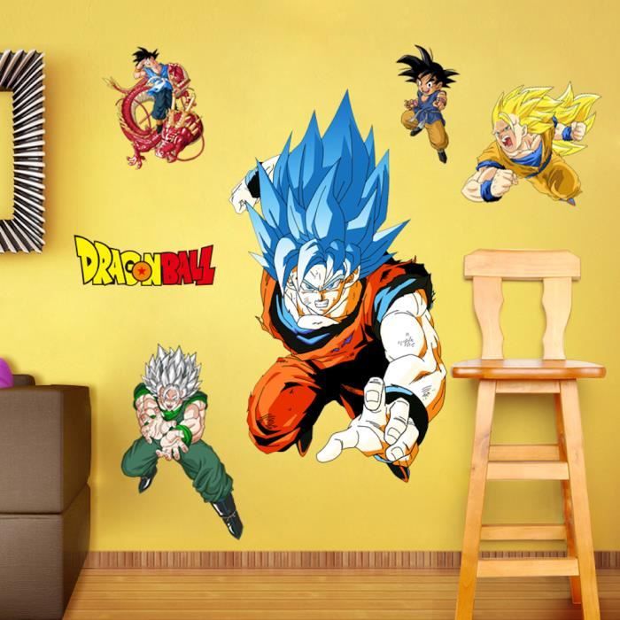 Posters Stickers Autocollant Transparen Poster Manga Dragon Ball Z Sangoku The Sayan Collections Majjistral Org