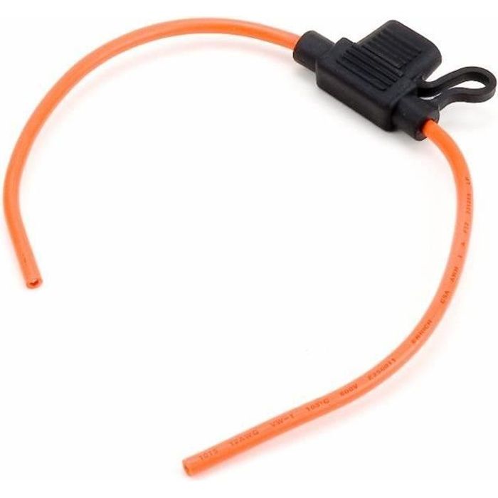 Porte fusible en ligne étanche pour fusibles a lamelles - Cdiscount Auto