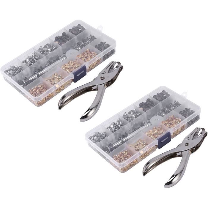 Lot De 100 Rivets Tubulaires à Frapper - Ouverture En étoile - Diamètre 8mm - Marque Ivan - Neuf