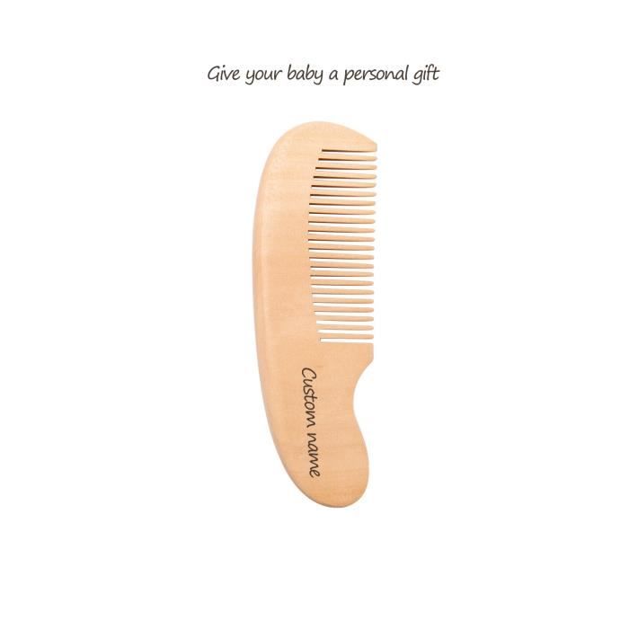 Soins bébé Brosse à cheveux avec poignée en bois souple Soies peigne tête de massage bébé bébé brosse à cheveux Soins bébé Brosse à cheveux avec poignée en bois souple Soies peigne tête de massage bébé bébé brosse à cheveux