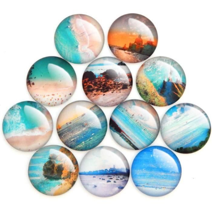 sulanmo 14 Aimants Frigo 3D Fleur Cœur Mignon, Magnet Frigo Décoratif