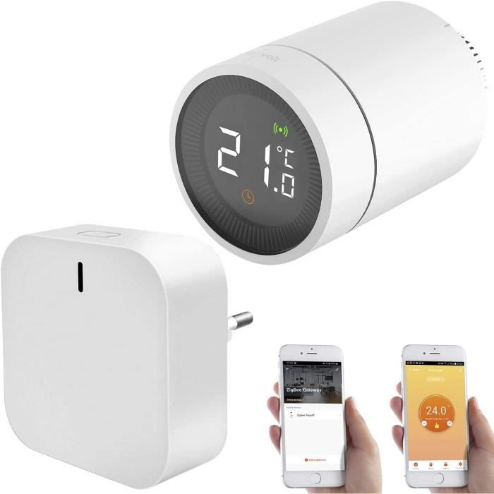 Thermostat connecté pour radiateur avec passerelle ZigBee [Revolt] [497