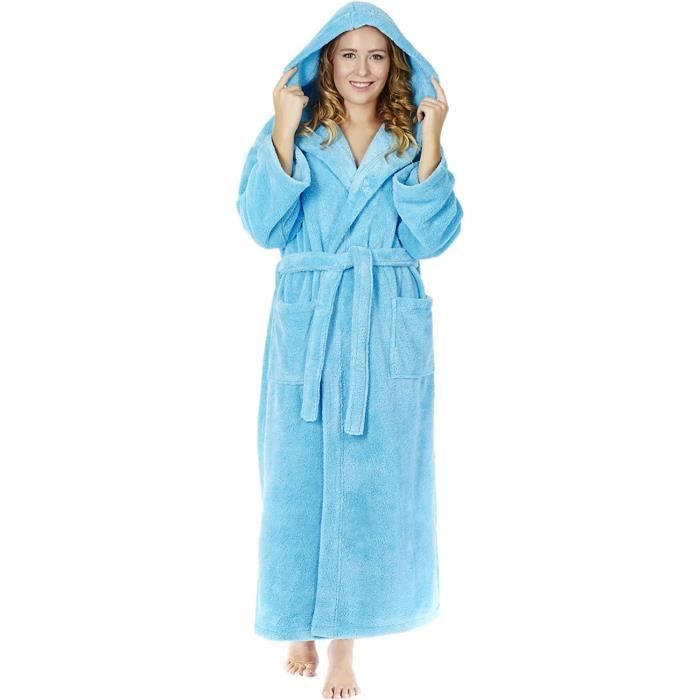 Peignoir femme microfibre extra doux on sale
