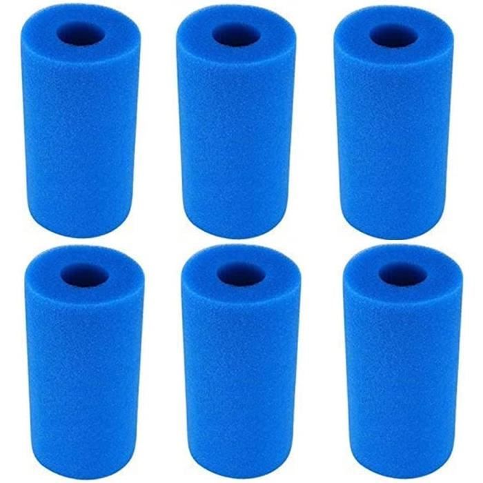 Éponge Filtrante Réutilisable Pour Piscine/spa - 2 Pièces, Dimensions 11x4x7 Cm, Lavable