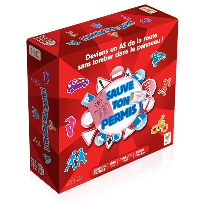 Jeu de société Sauve Ton Permis - TOPI GAMES -