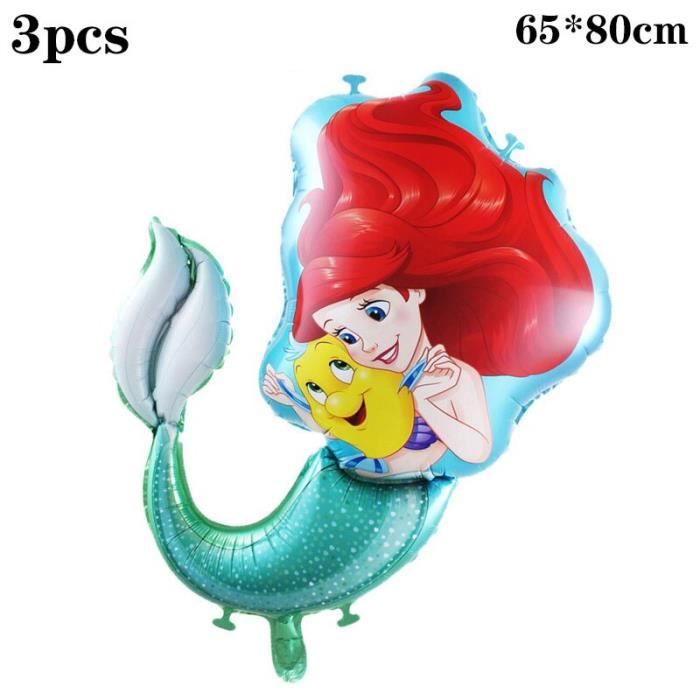 Ballons A Feuille De Forme Sirene Ariel 6 Pieces Ballons De Couleur Degradee Pour Decorations De Modele 3pcs Hypdqqb03559 Achat Vente Ballon Decoratif Cdiscount