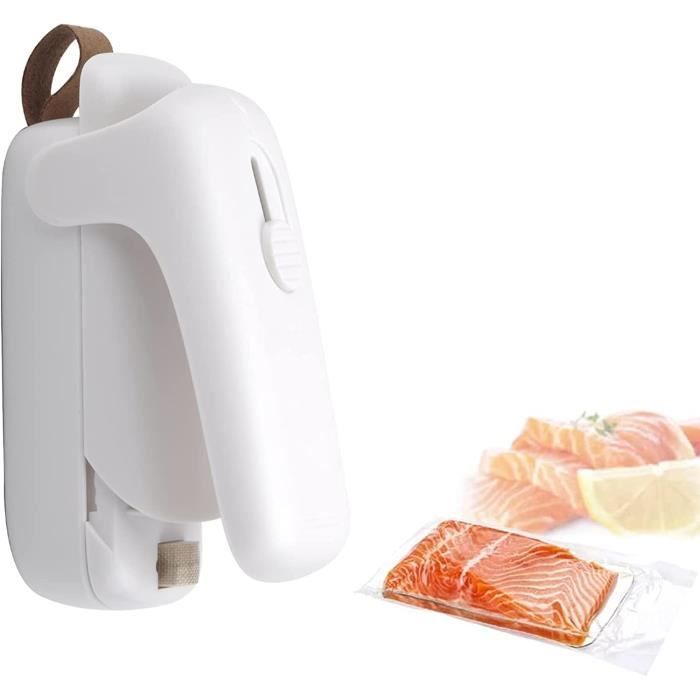 Machine Sous Vide Manuelle Rechargeable - Kit Avec 10 Sacs Réutilisables Pour Conservation Aliments - 1