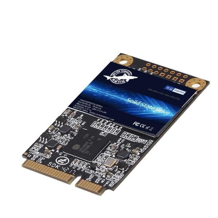 Achat Disque SSD MSATA SSD 500Go Dogfish Disque dur interne haute performance pour ordinateur de bureau / ordinateur portable SATA II 6Gb / S SSD pas cher
