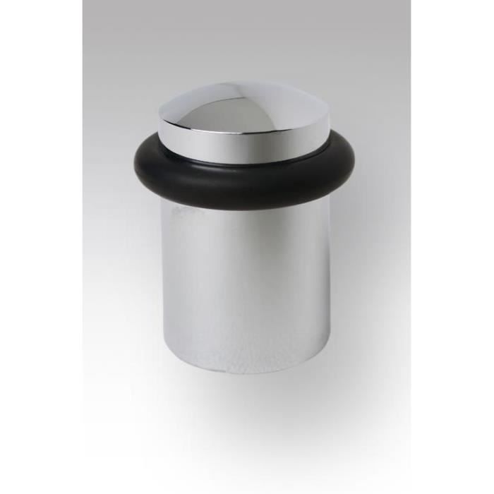 arret de porte butee de sol laiton chrome cdiscount bricolage