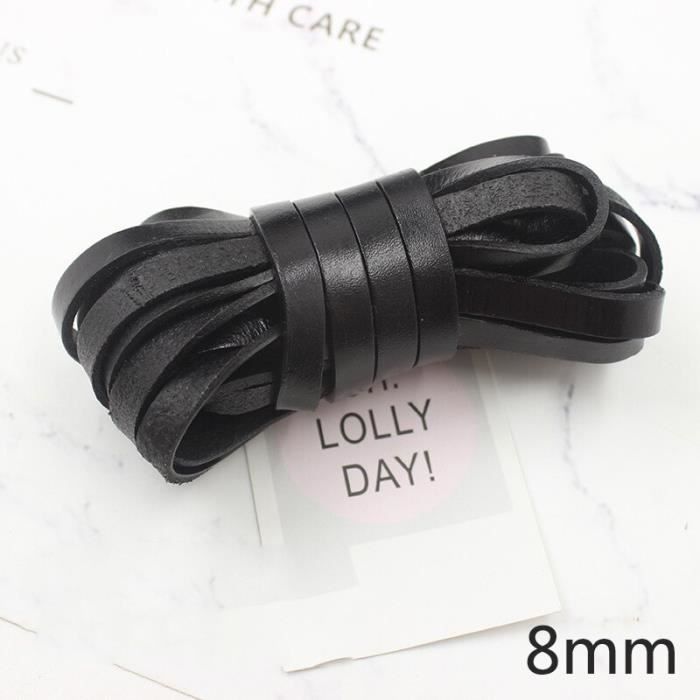 1.5mm 2mm 3mm Caoutchouc Collier Set De 3 Pièces En Cuir