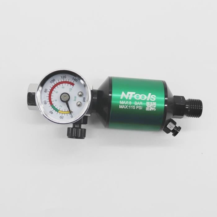Régulateur De Bouteille D'air HP8 HK Army - Vert, 4500 Psi, Pour Paintball