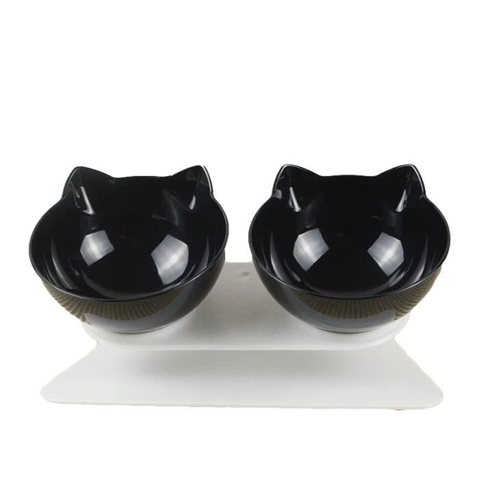 Mangeoire pour chiens Caison Silicone 39 x 21 x 13 cm Double