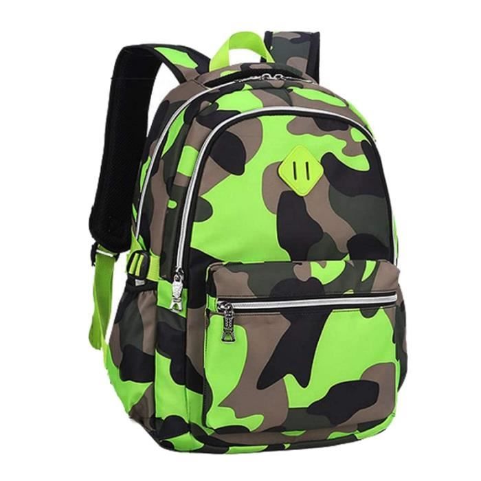 Sac à dos enfant vert ergonomique