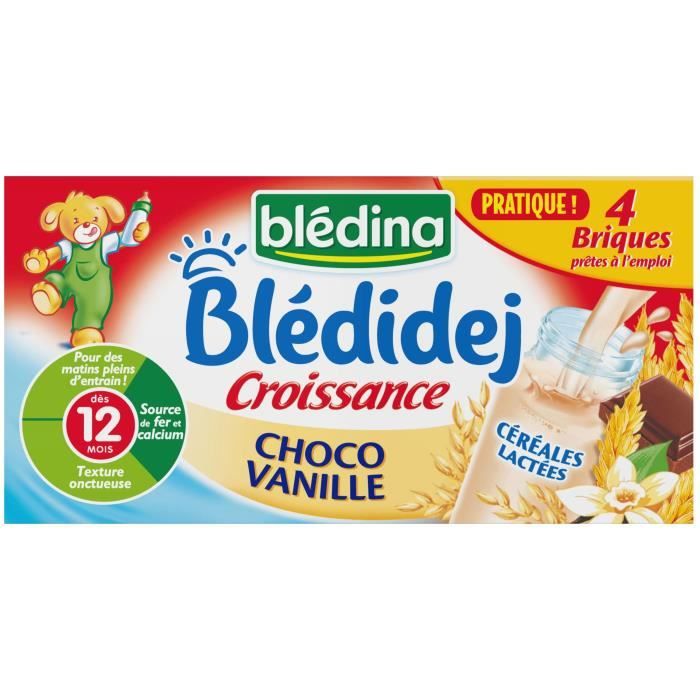 Blédine Croissance Vanille & Choco - Petit Déjeuner Bébé dès 12 mois
