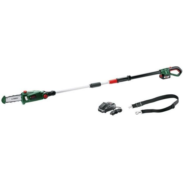 Élagueuse Sur Perche Sans Fil Bosch UniversalChainPole 18 – 1 Batterie 18V 2,5Ah, Coupe 15cm