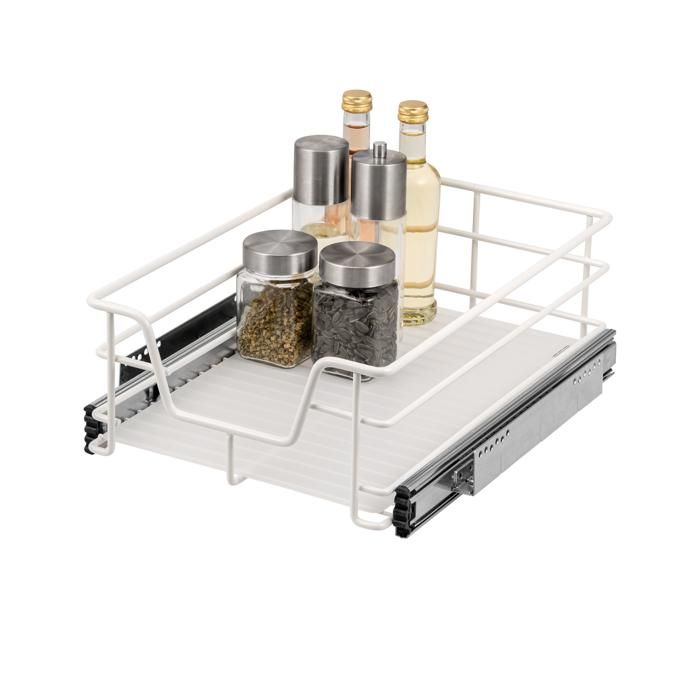 Plateau Supplémentaire Pour étagère à Fleurs Télescopique Bremermann 61088 - Blanc - Charge Max 2 Kg - 10