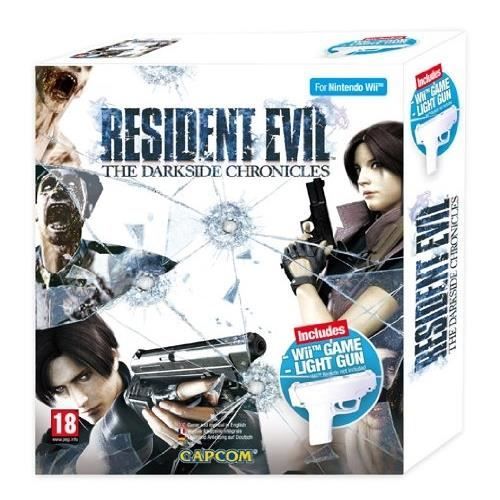 Resident Evil The Darkside Chronicles + Gun Wii - vue 2