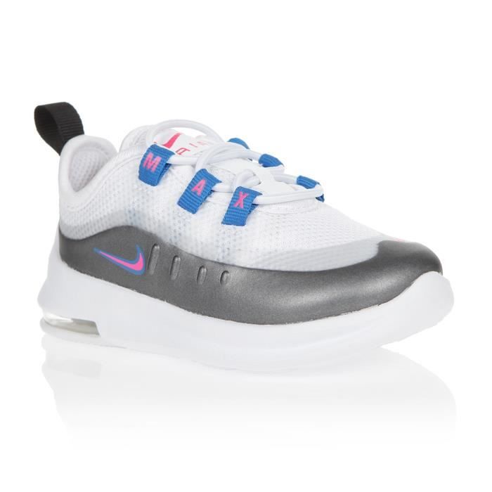 NIKE Baskets Air Max Axis Bebe Blanc gris et bleu Cdiscount Chaussures
