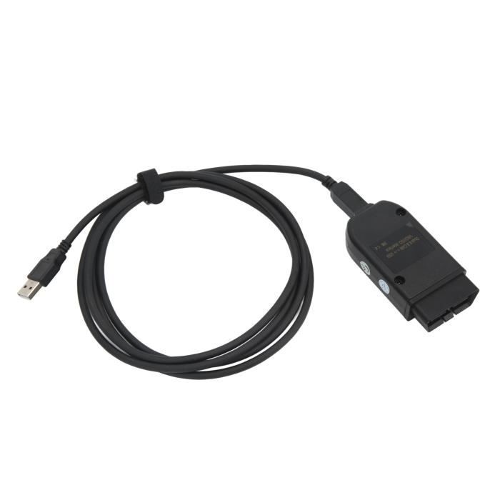 Câble de diagnostic Interface Vcds HEX V2 VAGCOM 20.4.2 VAG COM 19.6 POUR  VW pour siège AUDI Skoda - Cdiscount Auto