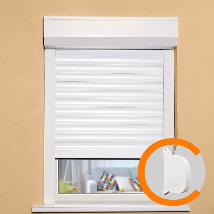 Volet Roulant Pvc H 155 X L 150 Cm Recoupable Manœuvre Manuel Sangle Blanc France Combi Cdiscount Bricolage