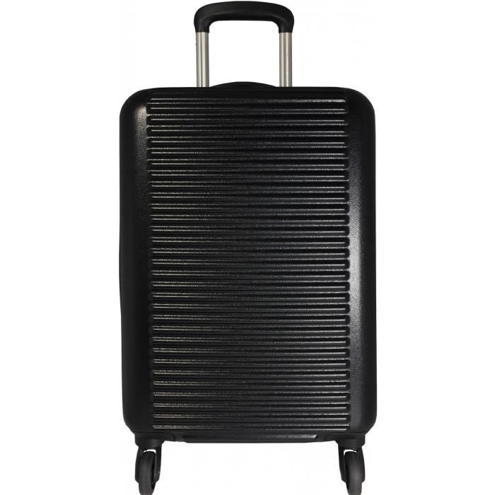 Valise grande taille cabine 78 cm,bagages à main format 4 roues  rigide-abs,noir - Conforama