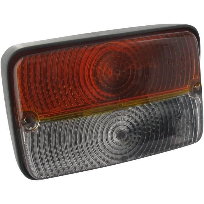 Phare avant réversible gauche ou droit adaptable - L: 120mm, H: 60mm