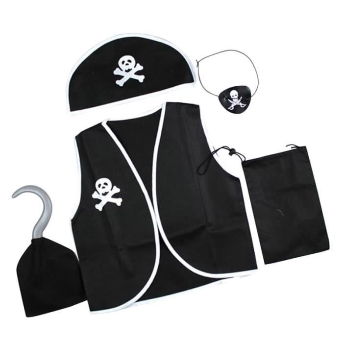 5 enfants Pirate Costume Set Pirate Role Play Robe Set Pirate Pretend ...