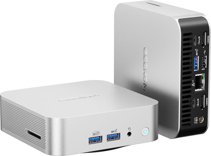 Mini PC GEEKOM A6 AMD Ryzen 7 6800H 32 Go DDR5 1 To SSD Windows 11 Pro 4K Mini Ordinateur de Bureau USB4 Design Compact en