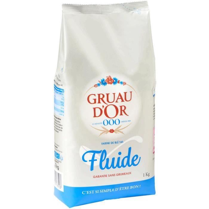Farine De Ble Fluide T45 1kg Achat Vente Farine Levure Farine De Ble Fluide T45 1kg Cdiscount