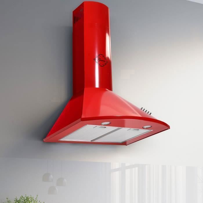 Hotte Murale Gurari GCH C 147 BL 120 N - 120 Cm, Noir, 1000 M³/h, 3 Vitesses - Design Classique & Puissant
